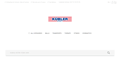 Desktop Screenshot of kuebler-sport.com