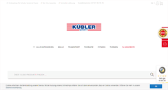 Desktop Screenshot of kuebler-sport.de